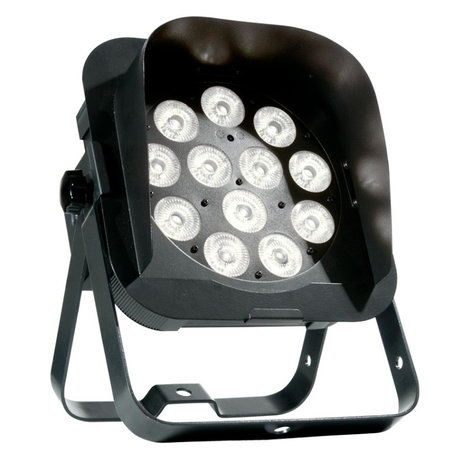 ADJ FLAT-PAR-QWH12XS 12 x 5W RGBW LED Slim Par Fixture with DMX FLAT-PAR-QWH12XS