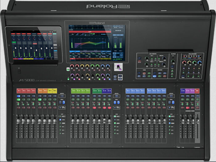 Roland Professional A/V M-5000-PROMO Live Mixing Console And 2 Free S-2416 Digital Snakes