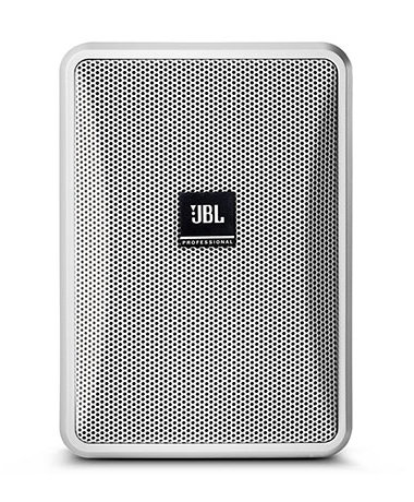 JBL CONTROL-23-1L Ultra-Compact Indoor/Outdoor Background/Foreground Low-Impedance Speaker, White, Priced Each/Sold in Pairs CONTROL-23-1L-WHT