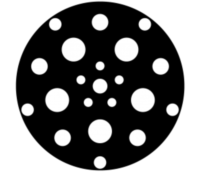 Apollo Design Technology ME-1025 Dot Design Steel Gobo ME-1025