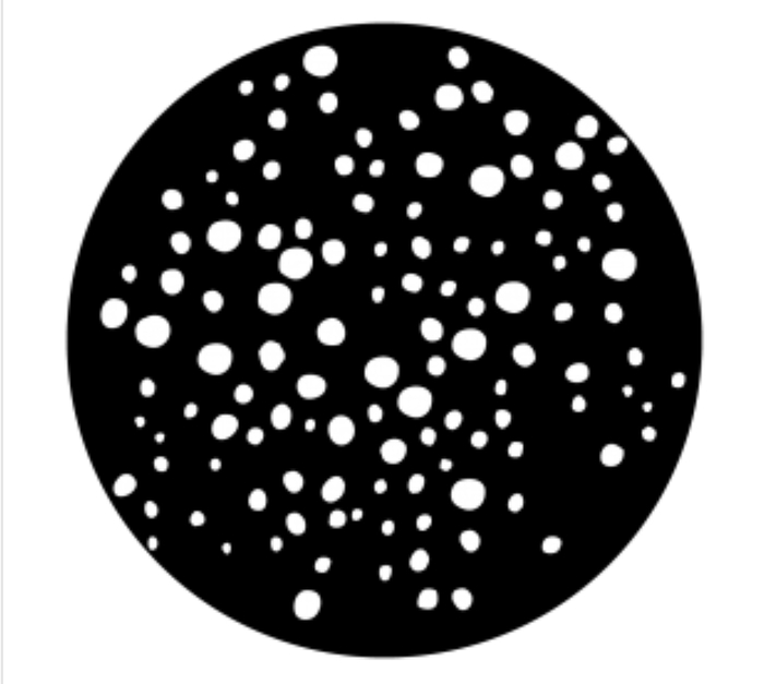 Apollo Design Technology ME-1060 Medium Star Breakup Steel Gobo ME-1060