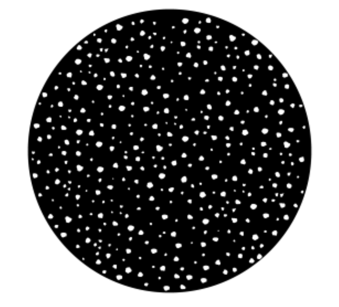 Apollo Design Technology ME-1061 Lite Star Breakup Steel Gobo ME-1061