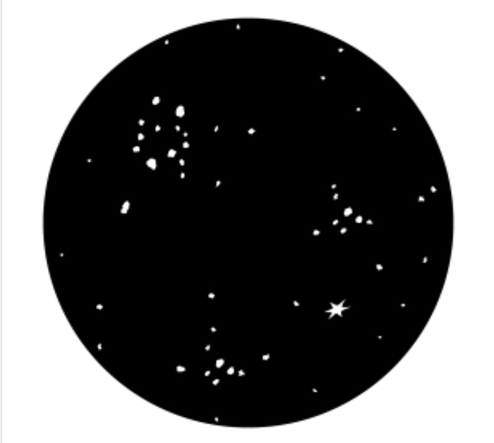 Apollo Design Technology ME-1092 Starry Night Lite Steel Gobo ME-1092