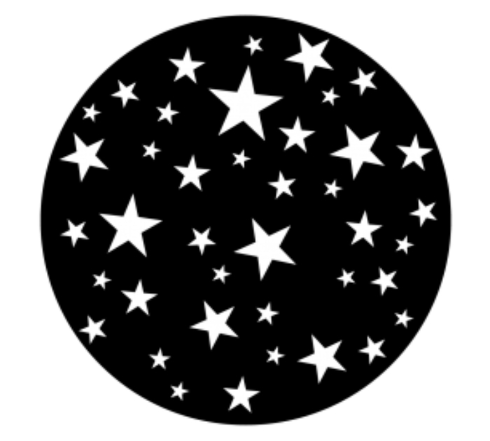 Apollo Design Technology ME-1094 Twilight Stars Steel Gobo ME-1094