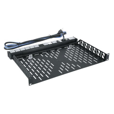 Middle Atlantic U1V-4 1SP Vented Utility Rack Shelves, 4 Pack