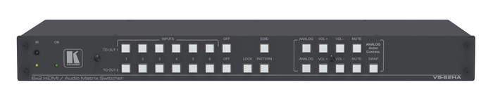 Kramer VS62HA 6x2 4K UHD HDMI/Audio Automatic Matrix Switcher VS62HA