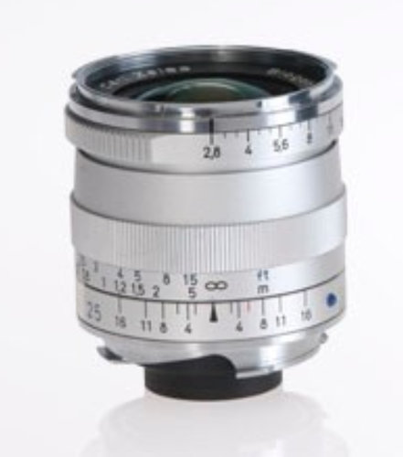 Zeiss Biogon T* 25mm f/2.8 ZM Wide-Angle Prime Camera Lens, Silver