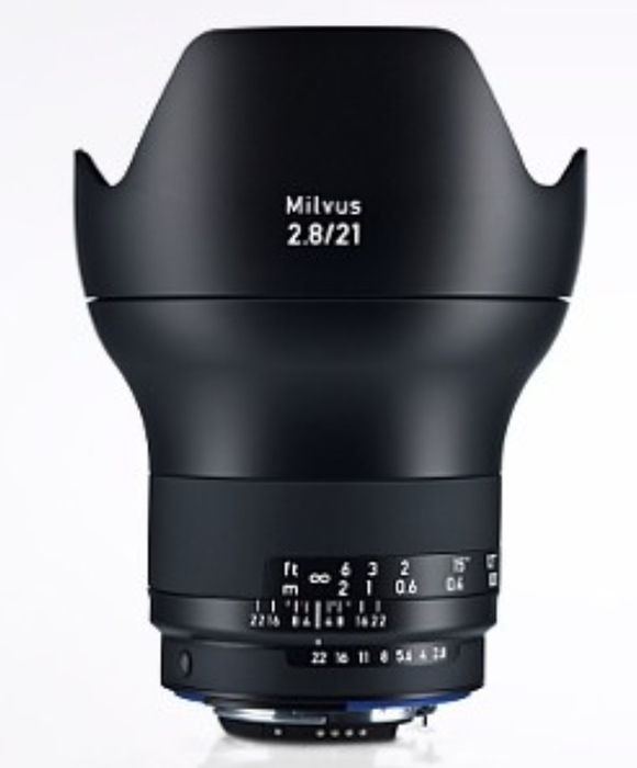 Zeiss 2096-548 Milvus 2.8/21 ZF.2 Lens 2096-548