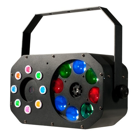 ADJ STINGER-GOBO Effect Light, Moonflower, Color Wash & Laser Light Fixture STINGER-GOBO