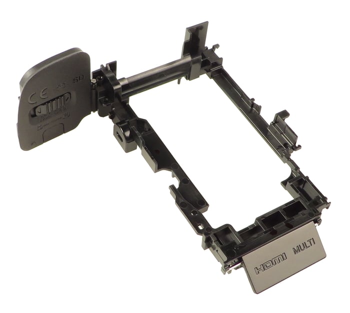 Sony X25891811 Black Base Assembly With Back Door For Alpha A6000