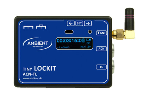 Ambient ACN-TL Tiny Lockit Synchronizer for Video Cameras and Audio Recorders ACN-TL