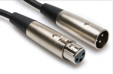 Hosa XLR103 Cable, XLR Female to XLR Male, Balanced, 3 ft XLR103