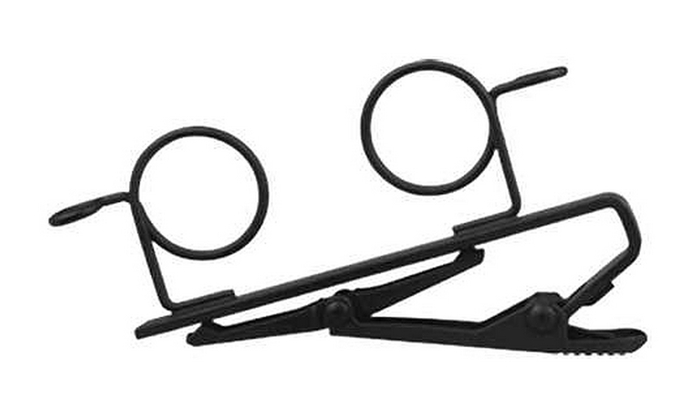 Shure RK183T2 Dual Mount Tie Clip For Lavalier Mics