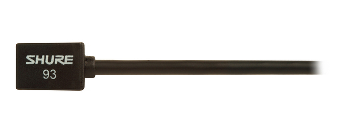 Shure WL93 Subminiature Omnidirectional Condenser Lavalier Microphone with TA4F Connector for Shure Wireless WL93