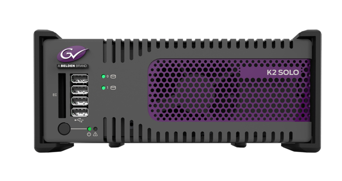 Grass Valley K2-SOLO3G-ELITE K2 Solo 2-Channel 3G SD/HD Portable Server K2-SOLO3G-ELITE