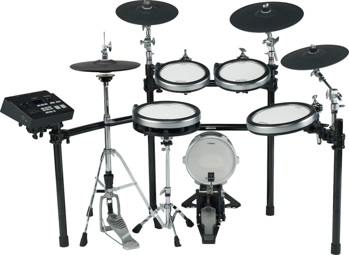 Yamaha DTX760K Electronic Drum Set 5-Piece Kit With TCS Snare And Tom Pads, 3 Cymbals And DTX700 Module