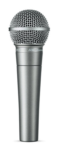 Shure SM58-50A 50TH Anniversary SM58 Dynamic Cardioid Vocal Microphone SM58-50A