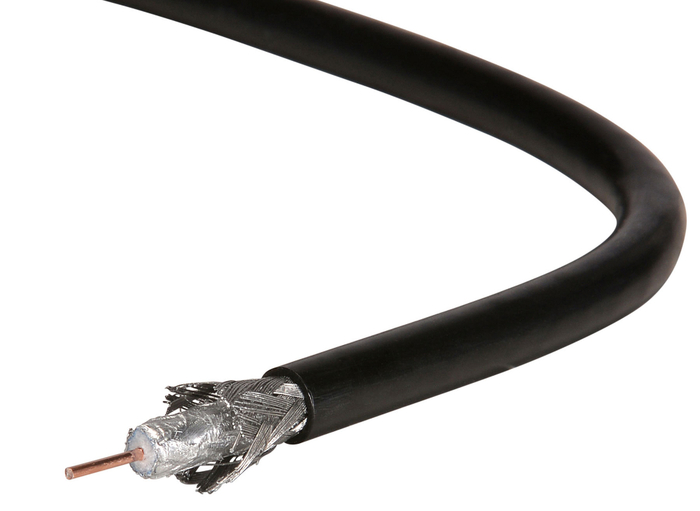 Belden 1694A-1000-BLACK Wire RG-6/U 18awg 1000ft 1694A-1000-BLACK