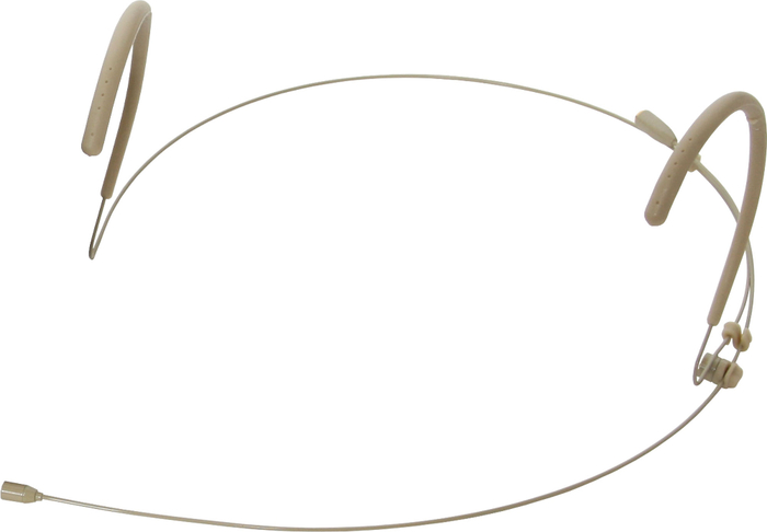 Galaxy Audio HSM8-UBG Uni-Directional Headset Microphone With Dual Hook, Beige, with Four Cables HSM8-UBG