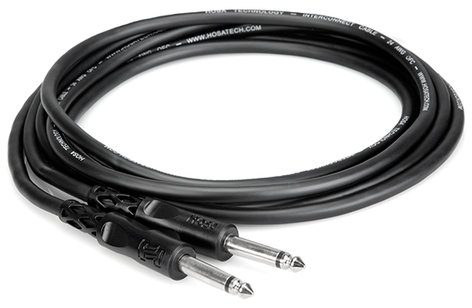 Hosa CPP-110 10' 1/4" TS To 1/4" TS Audio Cable