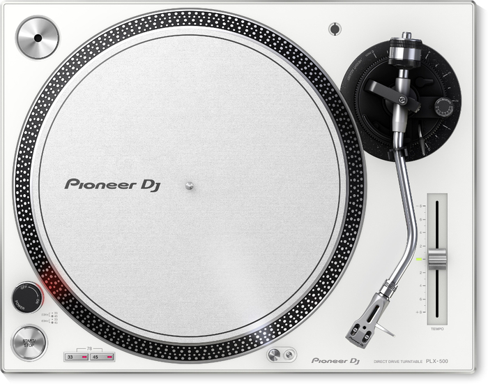 Pioneer PLX-500-W High-Torque Direct DriveTurntable, White PLX-500W