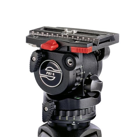 Sachtler 0471 System FSB 6 / 2 D Fluid Head FSB 6 System With Ground Spreader And ENG 75/2 D Tripod