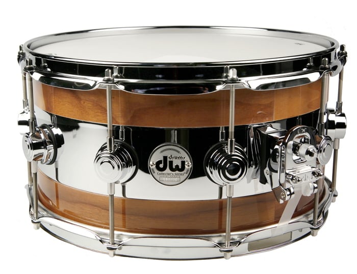 DW Collector's Series® 14"x7" Reverse Edge Walnut Snare Drum DRLC0714SYC-01