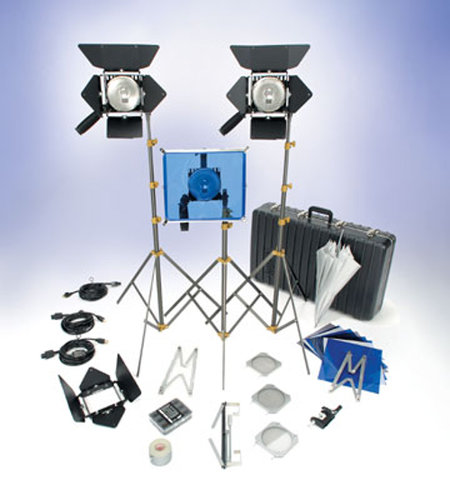 Lowel Light Mfg O1-93LBZ Omni 3 Kit with Soft Case O1-93LBZ