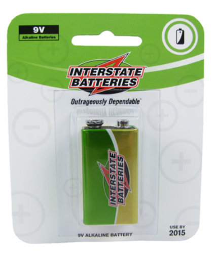 Interstate Battery DRY0005 9V Battery - Single DRY0005