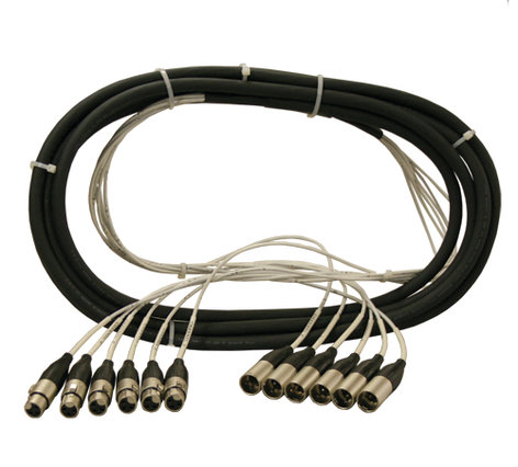 RapcoHorizon Music MT410FM 10 ft MT Series 4 Channel XLRF to XLRM Snake NMT410FM