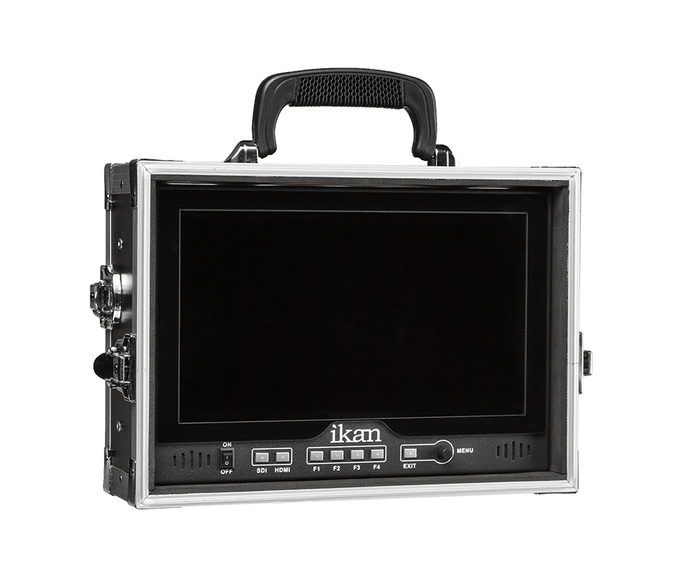 ikan Corporation D12-FK D12 Field Monitor Kit for V-Mount with Built-In Hard Case D12-FK