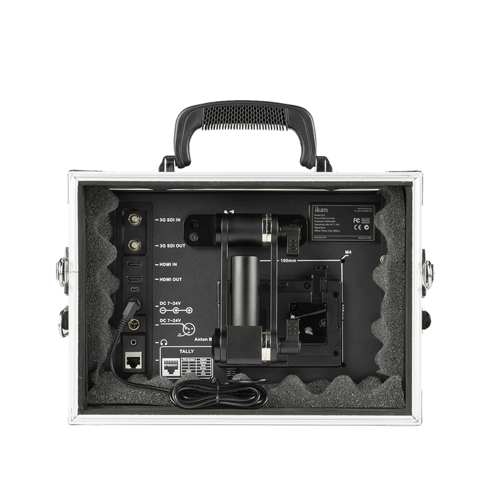 ikan D12-FK D12 Field Monitor Kit For V-Mount With Built-In Hard Case