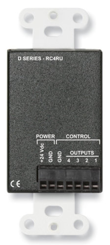 RDL DB-RC4RU 4-Channel Remote Control For RACK-Ups, Black