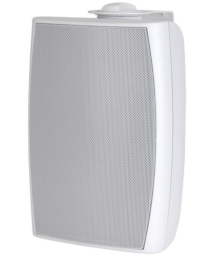 Quam FM4X1/70(WHITE) 4" Coaxial Loudspeaker System, Weather-Resistant, 70V Rotary Select, White