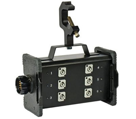 Lex Products Corp BNZJ2-6M-CLP 20 Amp Mountable Break Out Box to powerCON Connectors, Feed Thru BNZJ2-6M-CLP