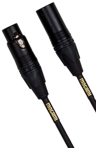 Mogami GOLD-STUDIO-100 100 ft XLR-M to XLR-F Microphone Cable with Neglex Studio Qu GOLD-STUDIO-100