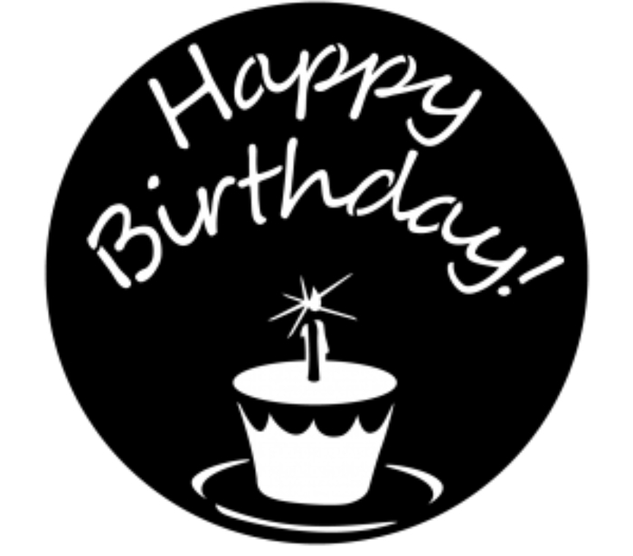 Apollo Design Technology ME-3602 Happy Birthday Steel Gobo ME-3602