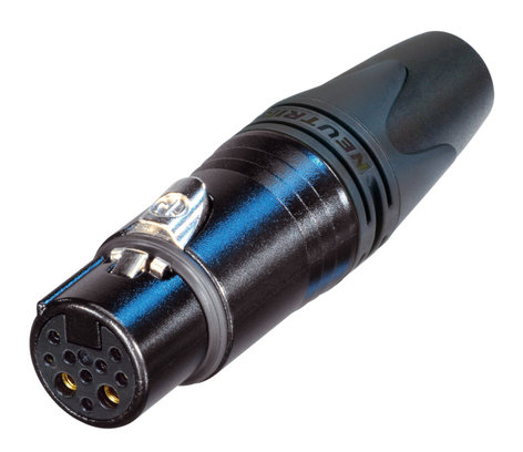 Neutrik NC10FXX-14-B XX Series 10-Pin Female XLR Connector NC10FXX-14-B