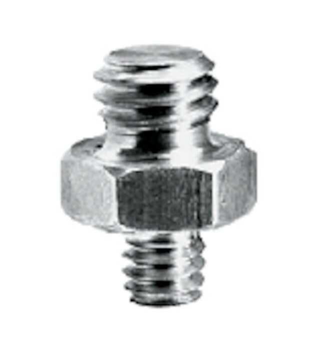 Manfrotto Adapter Spigot 3/8''+1/4'' Short Adapter Spigot with 1/4" and 3/8" Screws 147-MANFROTTO