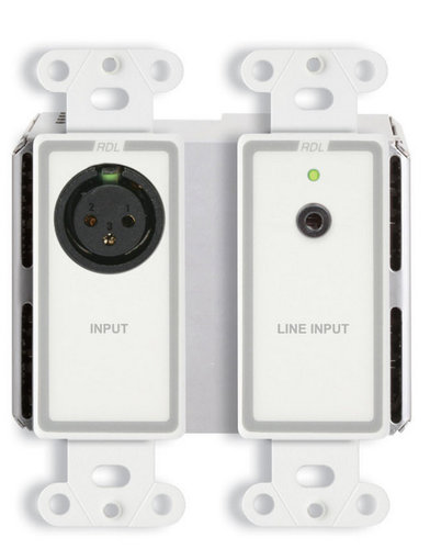 Radio Design Labs DD-BN2ML Wall-Mounted Bi-Directional Mic/Line Dante Interface 2 x 2 DD-BN2ML