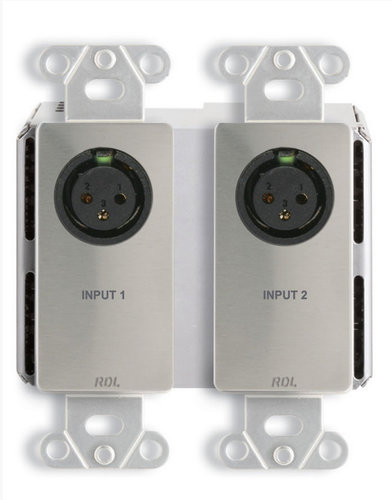 Radio Design Labs DDS-BN2M Wall-Mounted Bi-Directional Mic/Line Dante Interface 2 x 2 DDS-BN2M