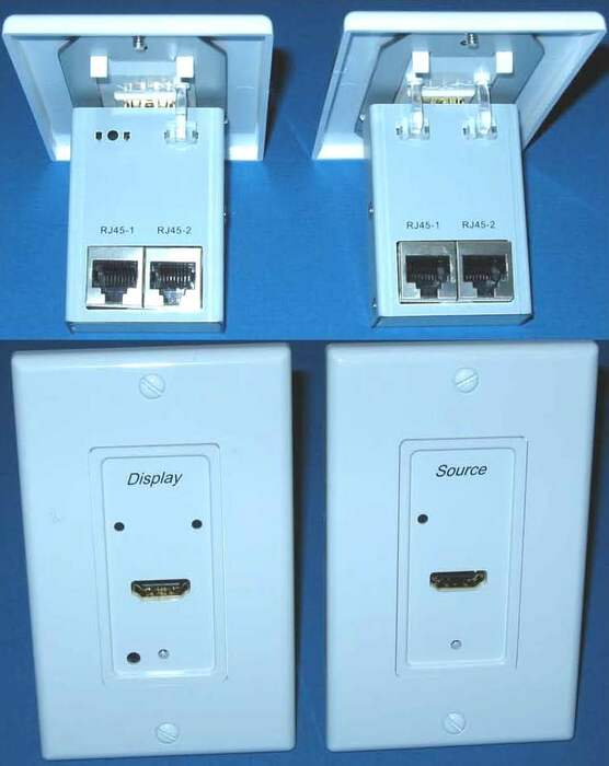 Liberty AV Solutions DL-HDCAT-WP-S Digitalinx Twin Category Cable HDMI 1.4 Wall Plate Transmitter DL-HDCAT-WP-S
