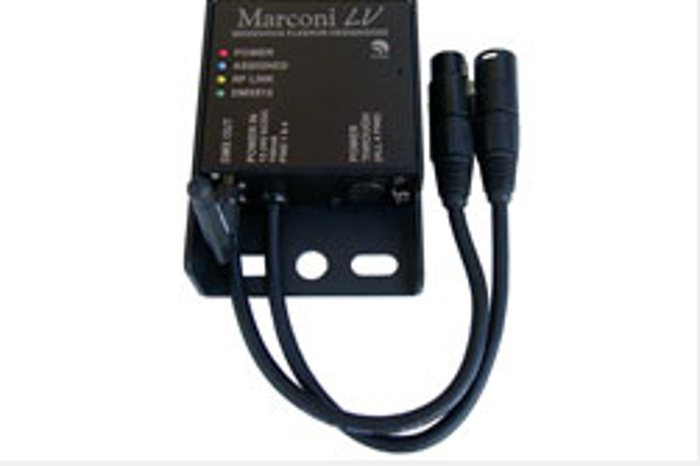 Doug Fleenor Design MARCONI-LV Wireless 5-pin DMX Receiver, Low Voltage, 1-Output