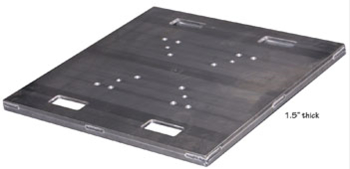 Show Solutions PBH1200S 30"x30"x1" Heavy Duty Steel Base Plate