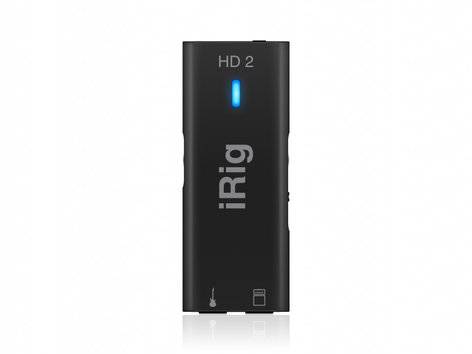 IK Multimedia IRIG-HD-2 IRig HD 2 Compact Digital Guitar Interface For IOS, Mac And PC