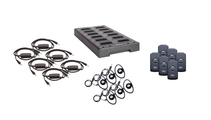 Listen Technologies LP-40-072-01 Pack of (6) LR-4200-072 Intelligent DSP RF Recievers for Single-Channel Applications LP-40-072-01