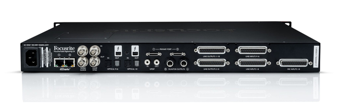 Focusrite Pro Red 8Pre 64x64 Thunderbolt 2 / Pro Tools HD Interface With 32x32 Dante I/O