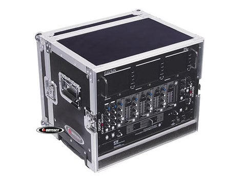 Odyssey FZER8HW 8RU Rolling Rack with Pull-Out Handle and Wheels FZER8HW