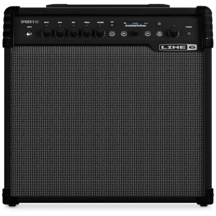 Line 6 Spider V 60 60W 1x8" Modeling Guitar Combo Amplifier With Effects