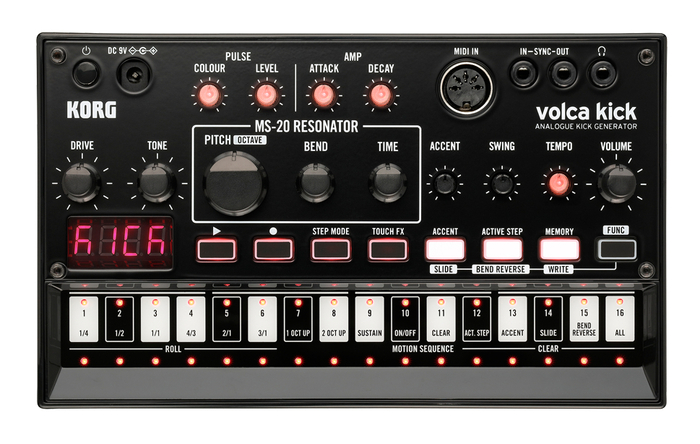 Korg Volca Kick Analog Kick Drum / Bass Sound Synthesizer